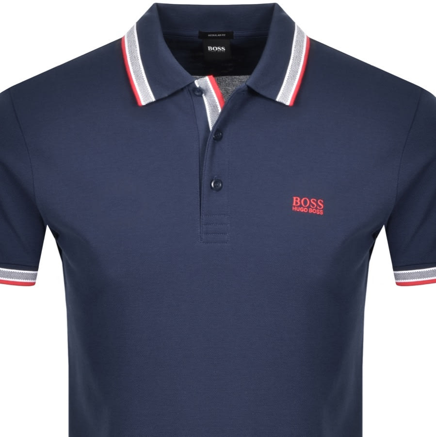 Alternative Image for ProductBOSS Paddy Polo T Shirt Navy2